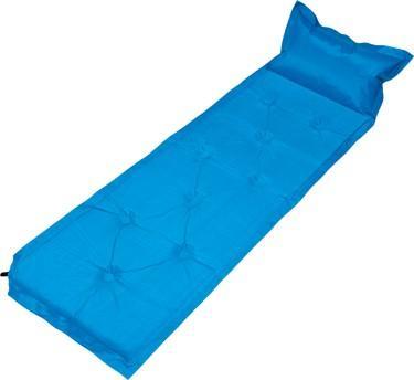 Trailblazer 9-Points Self-Inflatable Air Mattress With Pillow | Blue