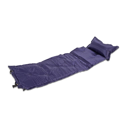 Trailblazer 9-Points Self-Inflatable Air Mattress With Pillow | Navy
