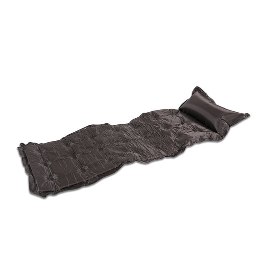 Trailblazer 21-Points Self-Inflatable Air Mattress With Pillow | Brown