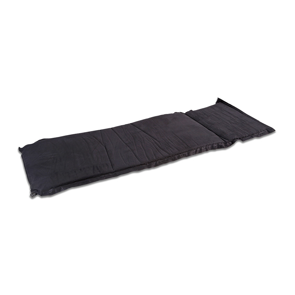 Trailblazer Self-Inflatable Suede Air Mattress | Black Small