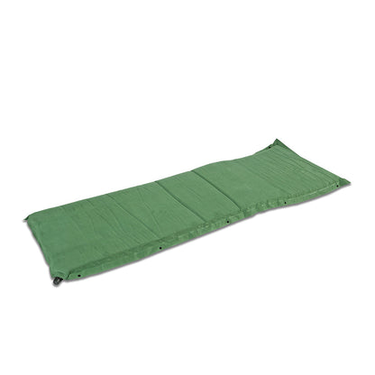 Trailblazer Self-Inflatable Suede Air Mattress | Olive Green Small